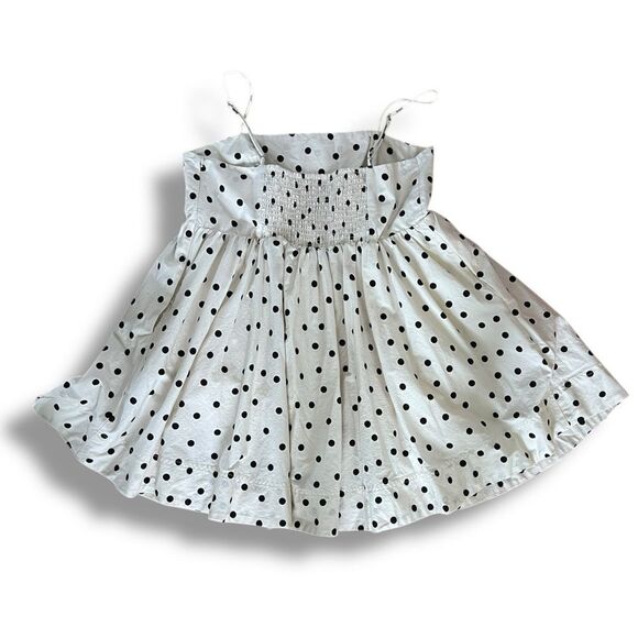 Anthropologie Maeve Polka Dot Spaghetti Strap Babydoll Mini Dress, 1x - Picture 8 of 12